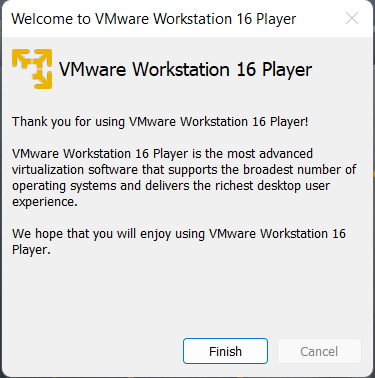 Finally done with setting up VMware