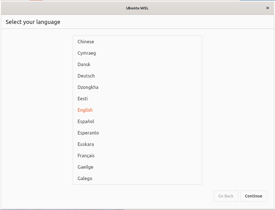 Language Selecting in Ubuntu