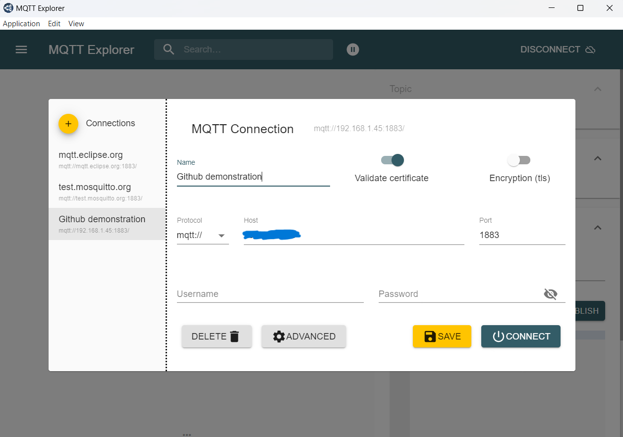 MQTT Explorer