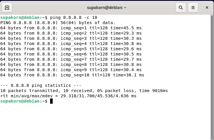 Testing Debian