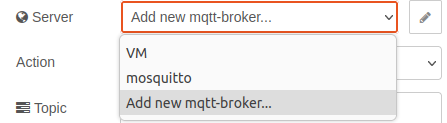 Adding new MQTT broker